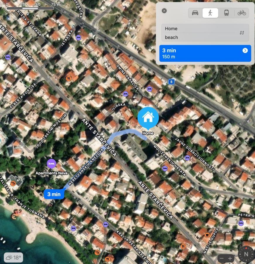 Villa Lory Makarska Eksteriør billede